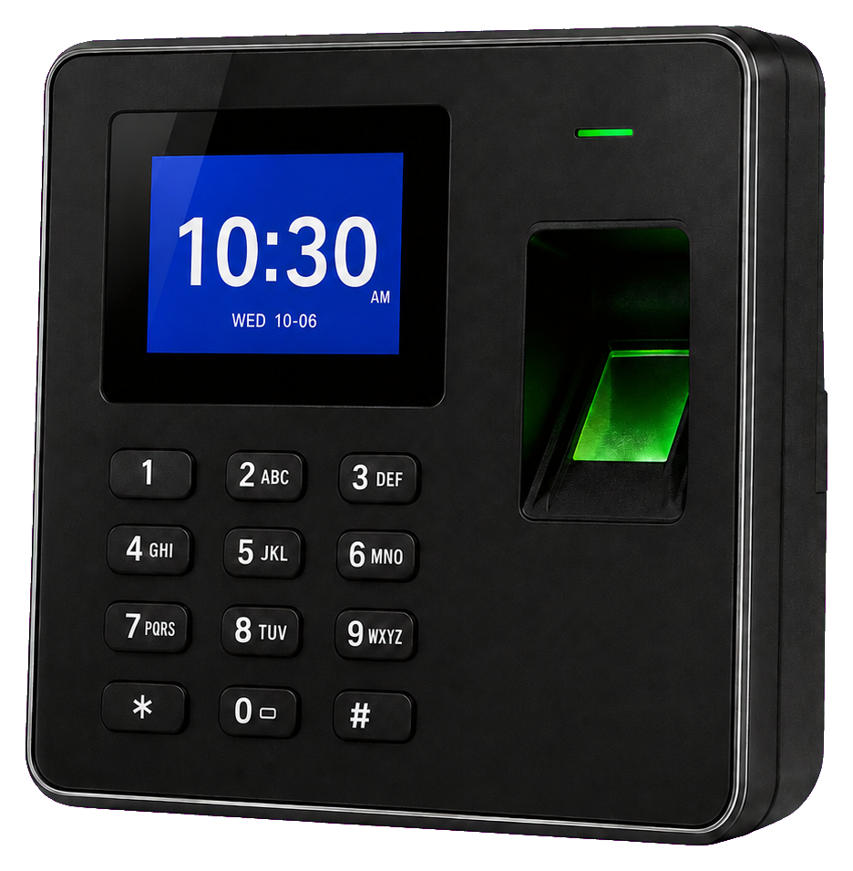 Office biometric attendance system