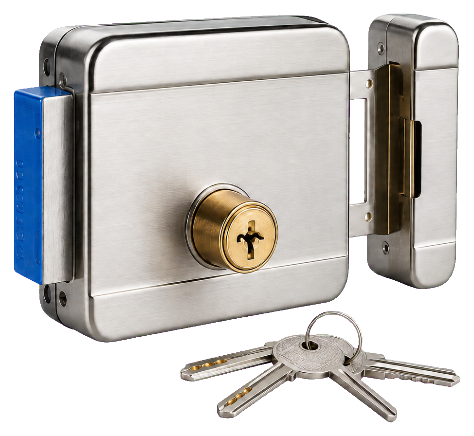 Rim door lock
